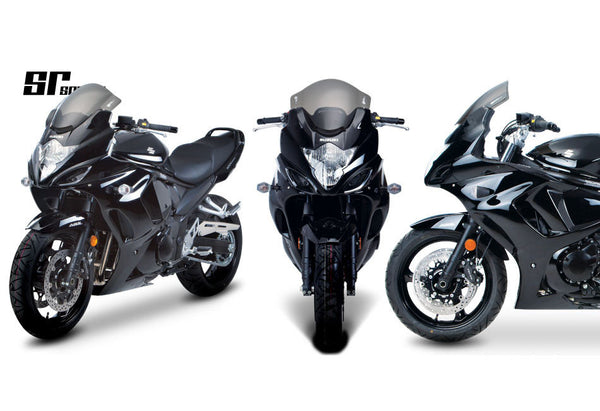 Zero Gravity SR windscreen for Suzuki GSX1250FA 2011-2012 – sleek sportbike screen designed for improved aerodynamics and visibility