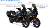 Yamaha Tracer Compare 3/4 shot SR Series and Sport Touring Zero Gravity Windscreen