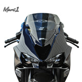 Kawasaki ZX-6R 2024-2025 Zero Racing Gravity motorcycle windscreen, Part #24-248 – premium sportbike windscreen for optimal aerodynamics and wind protection