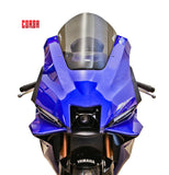 Zero Gravity Yamaha R9 Corsa windscreen light smoke front view on sportbike