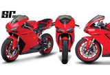 Zero Gravity SR windscreen for Ducati 1098 S R Bayliss Tricolore (2007-2009) – premium sportbike accessory for enhanced aerodynamics and performance