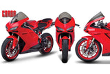 Zero Gravity Corsa windscreen for Ducati 1098S R Bayliss Motorcycle Year (2007-2009) – race-inspired sportbike windscreen for maximum wind protection and visibility.