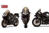 Suzuki GSX-R 600 2008-2010 Corsa windscreen by Zero Gravity race-inspired aerodynamic windshield part # 24-112