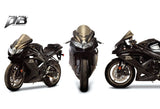 Suzuki GSX-R 750 2008-2010 Double Bubble windscreen by Zero Gravity for racing performance part# 16-112